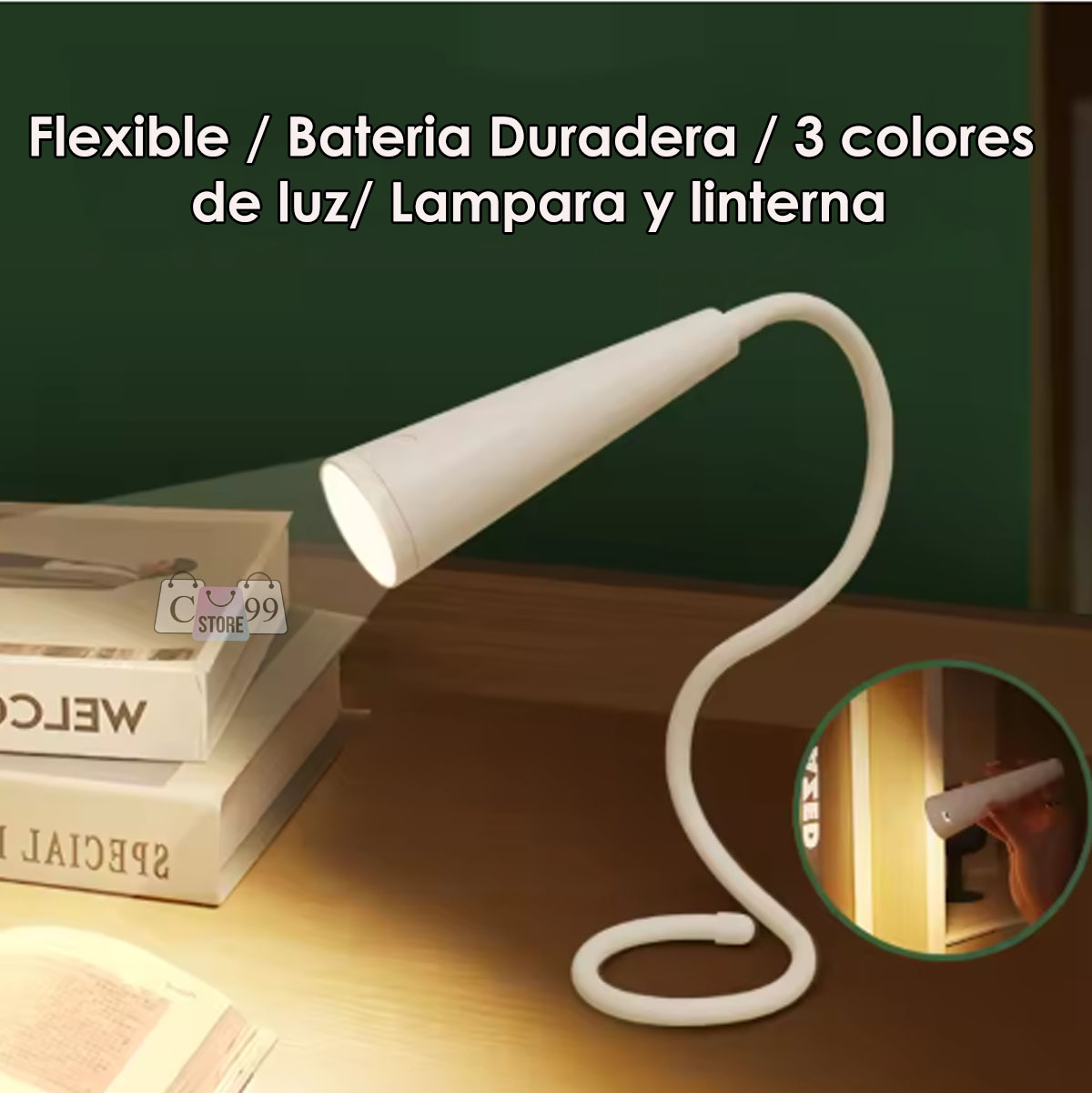 Miniatura 7 de Lampara De Lectura y Mesa Plegable
